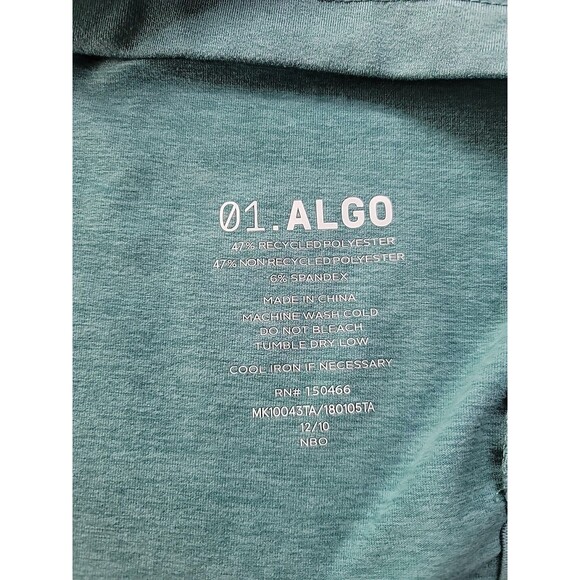 01.ALGO Men's XL Performance Polo Quick Dry Wick Anti-Odor Stretch SPF40 Golf - Picture 7 of 10